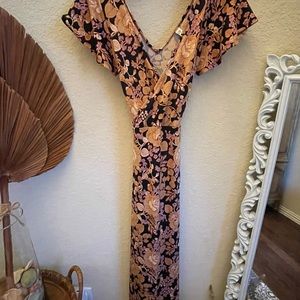 Beautiful maxi wrap dress